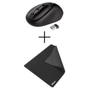Trust Primo Kabellose Maus USB 1600 DPI Wireless Mouse mit Mauspad 25cm x 21cm - Bild 1 von 15