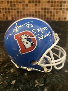 Anthony Miller Denver Broncos Signed Mini Helmet 5X Pro Bowl
