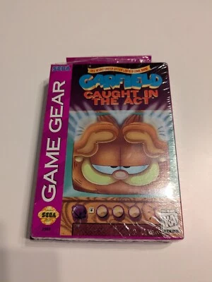 NEW SEALED Garfield Caught in the Act Sega Game Gear - Image 1 of 3