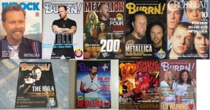 METALLICA LOT of 9 Japan Rock Magazines RARE - Picture 1 of 1