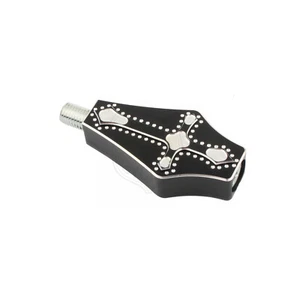 Taca de cambio universal de tacón negro punta para Harley Electra Road Glide Softail - Imagen 1 de 7