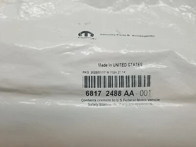 12-21 GRAND CHEROKEE REAR FLARE ANTI CHIP FILM RIGHT SIDE OEM MOPAR 68172488AA - Image 1 of 4
