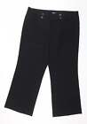 New Look Womens Black Polyester Trousers Size 20 L30 In Regular Zip