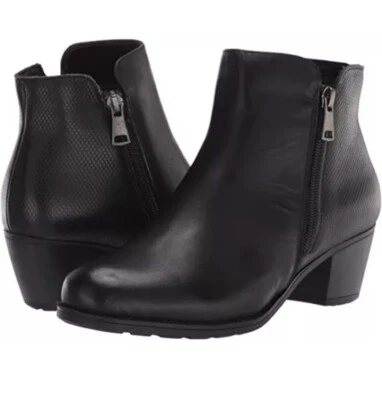 Botas de Moda Propet Para Mujer Tobey Color Negro Talla 11 Cremallera Reptil ¡Repujado! Foto 1 de 4