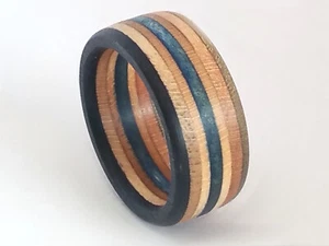 Anillo de madera de monopatín madera engrasada 9,5 mm, anillo de madera, anillos de madera, anillos - Imagen 1 de 3
