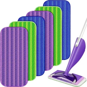 Reusable Mop Pads Compatible for Flash Powermop Microfibre Wet Dry Mop Machine - Picture 1 of 15