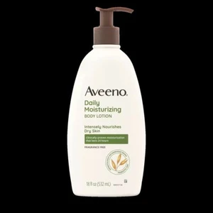 Aveeno Active Naturals Daily Moisturizing Lotion Fragrance-Free 18 Oz Pack of 12 - Picture 1 of 2