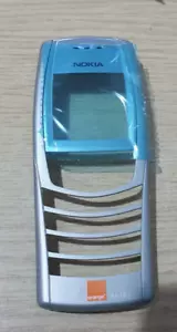 New Genuine Original Nokia 6610i Silver Front Fascia Housing Cover - Zdjęcie 1 z 1