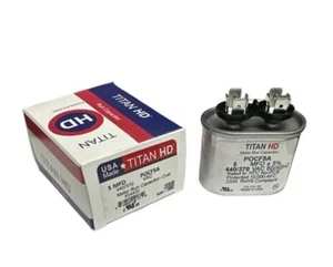 Condensador POCF5A Titan HD 5 MFD 370/440 VAC Hecho en EE. UU. - Imagen 1 de 1