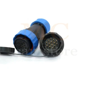 SD28 14 PIN 10A Waterproof Panel Mount Circular Aviation Cable Connector IP68 - Picture 1 of 4