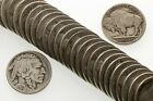 1923-S Buffalo Nickel Roll In Good To Fine Condition 40 Pieces