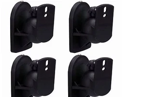 2 pair Universal Bose Jewel Cube Speaker Wall Mount - Stand - Bracket 4 Mounts - Picture 1 of 5