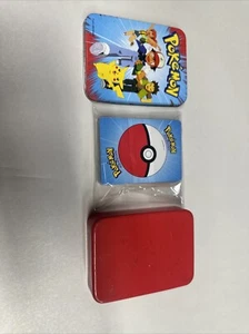 Pokemon Vintage Playing Cards & Storage Tin 1999 - Picture 1 of 7