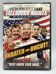 TALLADEGA NIGHTS DVD Will Ferrel Full Screen “Tested” - Picture 1 of 2