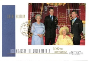2000 Sg MS2161 Queen Mother 100 Birthday FDC (Limited Edition of 5000 Covers) - Bild 1 von 1