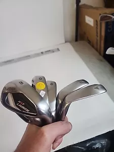 Tour Edge Hot Launch Iron Set 6-PW-AW 55 A Senior Graphite Shafts - Picture 1 of 13