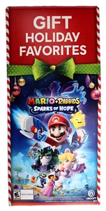 MARIO RABBIDS SPARKS HOPE Game Display PROMO POSTER Holiday Nintendo Switch Ray - Picture 1 of 4