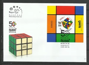 U 10. Hungary 2025 50th anniversary of the patenting of the Rubik's cube® FDC - Picture 1 of 1
