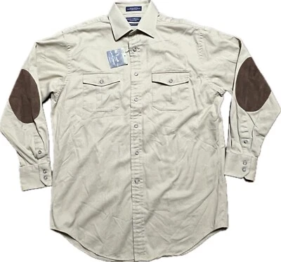 Daniel Cremieux Collection Normandy Men's Tailored Fit Pale Khaki Bean M Sweater - Image 1 of 4