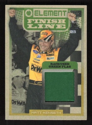 Matt Kenseth 2010 Wheels Element Finish Line Race Used Green Flag Patch /20 - Image 1 of 2