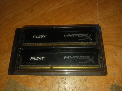 Memoria RAM de escritorio HyperX FURY DDR3 16 GB 2x 8 GB 1600 MHz PC3-12800 DIMM 240 pines  Foto 1 de 4