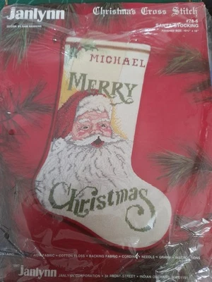 Weihnachts Stickpackung Stiefel - Bild 1 von 2