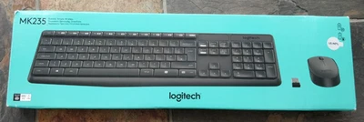 Logitech MK235 Wireless Keyboard & Mouse Combo - QWERTY US Layout NEW & SEALED! - Image 1 of 4
