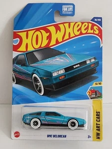 HOT WHEELS DMC DeLorean 5/10 HW ART CARS 1/64 Case H - Picture 1 of 7
