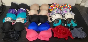 Gran Lote De 16 Sujetadores Victoria’s Secret Tallas C&D Solo, Varios Estilos Usados - Imagen 1 de 13