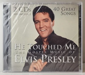 NEW SEALED HE TOUCHED ME ELVIS PRESLEY GOSPEL Music 2 DISC CD SET Compilation - Picture 1 of 12