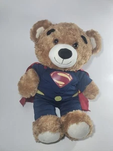 Build A Bear Superman Blaufär Plüsch Mann aus Stahl BAB mit Outfit - Bild 1 von 14