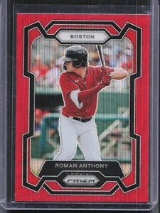 2024 Panini Prizm #49 Roman Anthony Ruby Wave Prizms - Bild 1 von 2