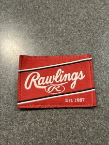 Rare Vintage Rawlings Baseball Fabric Logo Sew On Patch Unique Embroidered 2x3” - Picture 1 of 5