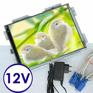 30cm 12" TFT MONITOR OPENFRAME DISPLAY BRAUCHT 12V 12VOLT NUR 6W POWERSUPPLY M08 - Bild 1 von 1