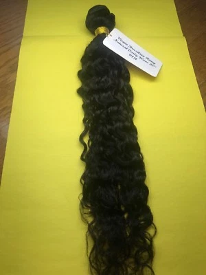 10A_VIRGEN BRASILEÑO PAQUETE TEJIDO NATURAL_RIZADO_ONDA_20"_#1B* Foto 1 de 3