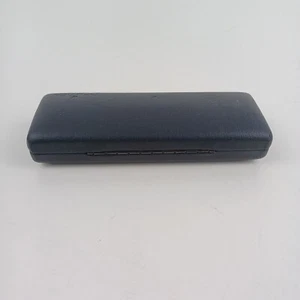Nautica Eyeglasses Sunglasses Case Hard Shell Felt Lined Blue Travel Carrier  - Picture 1 of 13