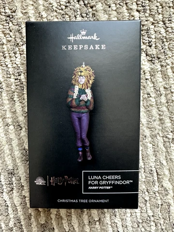 2023 SDCC Comic Con Harry Potter Luna Lovegood  Cheers For Gryffindor ornament Cover