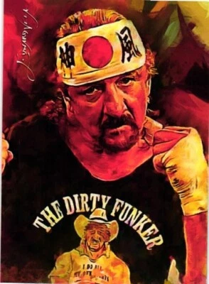 Terry Funk 2019 Original Limited Edition Artist Signed Card 43 of 50 - Image 1 of 4