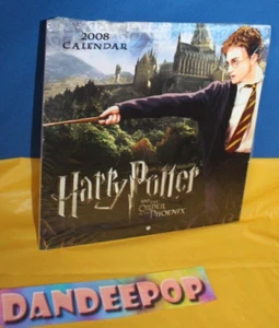 Calendario de pared sellado Harry Potter y la Orden del Fénix película 2008 7 x 7 - Imagen 1 de 2