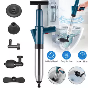 Profi Abflussreiniger Pressluft Rohrreiniger Pumpe Druckluft Rohrreinigung 8 Bar - Bild 1 von 12