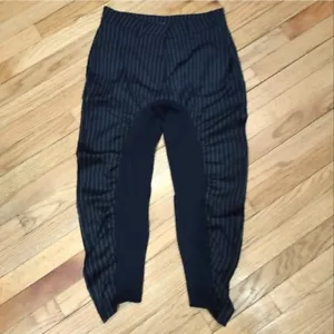 Stella McCartney black striped cropped Harem pants 36/xs - Picture 1 of 7