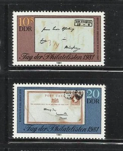 ALEMANIA, (D.D.R.). Año: 1981. Tema: DIA DE LOS FILATELICOS. - Imagen 1 de 1