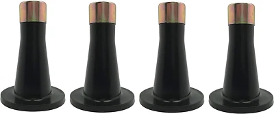 King'S Brand Furniture - Plastic Bed Frame Glide Legs to Replace Wheels - Image 1 of 4