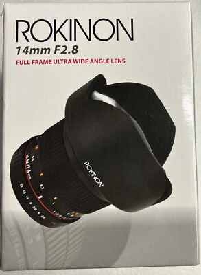 New Rokinon 14mm F2.8 Full Frame Ultra Wide Angle Lens  FE14M-E - Image 1 of 2