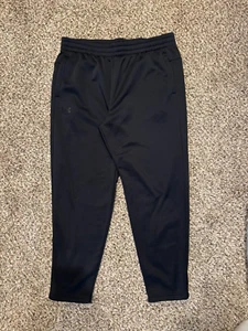 Under Armour Size 2XL Men's Black Sweatpants Polyester Loose - Picture 1 of 4