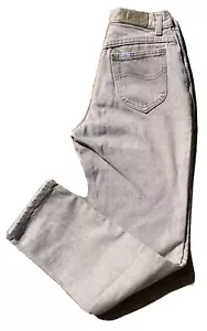 Vintage Lee Jeans Beige High Waist Tapered Leg 14 Reg 24" Taille - Bild 1 von 12
