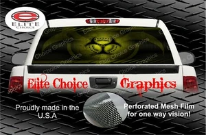 Biohazard Rear Window Graphic Decal Sticker Truck Van SUV - Picture 1 of 3
