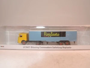 ++ G2407 N Lemke Minis LC3621 Spur N Büssing Commodore Sattelzug Roplasto NEU - Picture 1 of 3