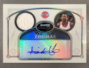 ISIAH THOMAS 2006-07 BOWMAN STERLING REFRACTOR JERSEY CAR 104/199 - Picture 1 of 2