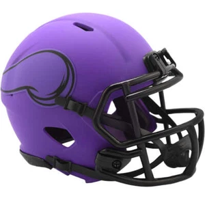 Mini casco de fútbol americano Minnesota Vikings Rave Riddell Speed - Imagen 1 de 3
